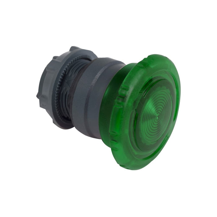 XB5 Pbutton Head Ill Green Mroom 22mm Latch Turn to Release