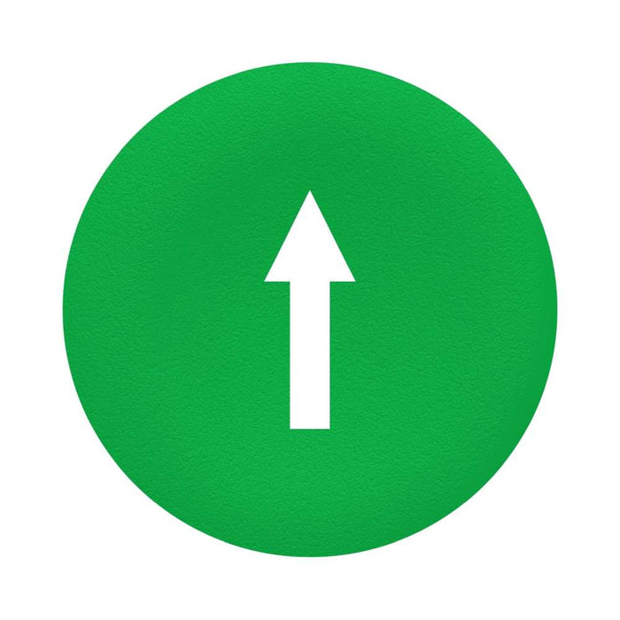 Green Cap Marked Arrow for Rect Multiple-headed 22mm PB
