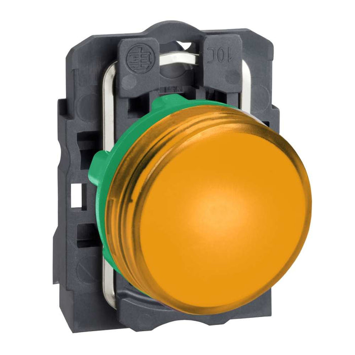 XB5 Pilot Light Dbl Ins Orange 110V Integral LED