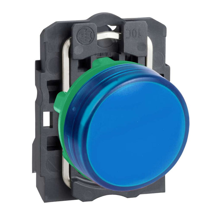 XB5 Pilot Light Dbl Ins Blue 110V with Integral LED