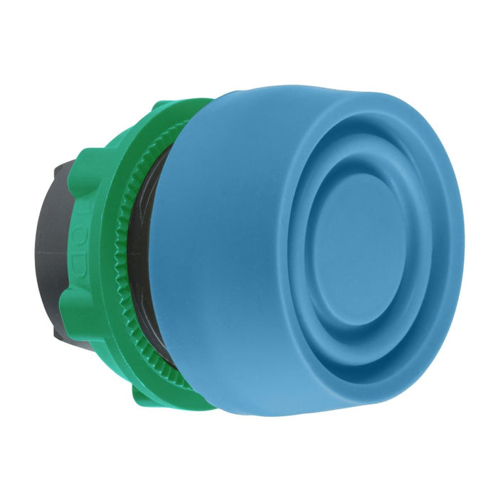 XB4/5 Pbutton Head Non Ill 22mm Flush Blue Spr Ret Unmarked