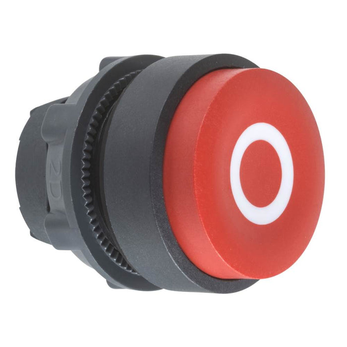 XB5 Pbutton Head Projecting 22mm Red Spr Ret Marked O