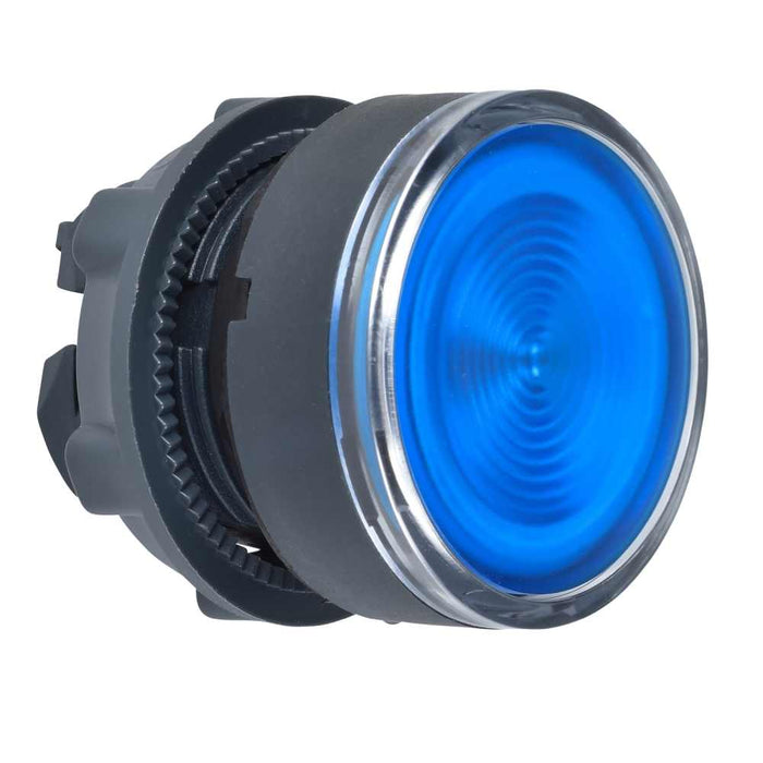 XB5 Pbutton Head Illum Flush Blue 22mm Spr Ret Unmarked