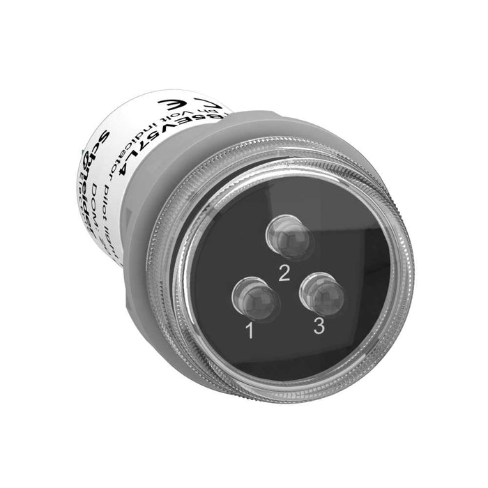XB5 Pilot Light 3Ph Voltage Indicator 3 White LED 400VAC
