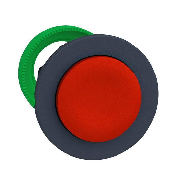 XB4/5 Pbutton Head Non Illum Flush Mnt Red Projecting PB