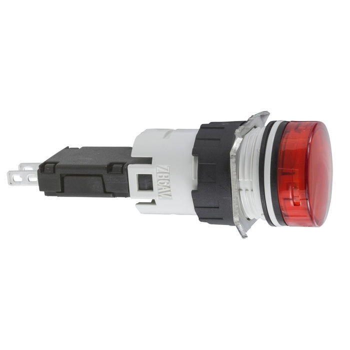 XB6 Pilot Light Integral LED 16mm Red 12-24V