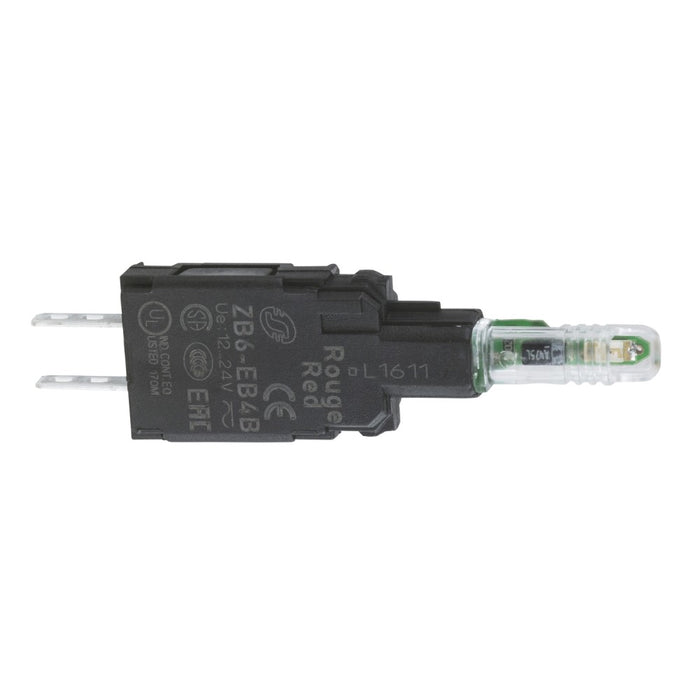 XB6 Body for Pilot Lights White Integral LED 12-24V