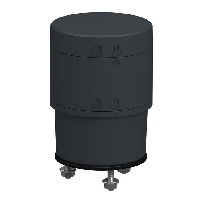 Base Module 60mm 24VAC/DC 3-Pin Adaptor Dark Grey