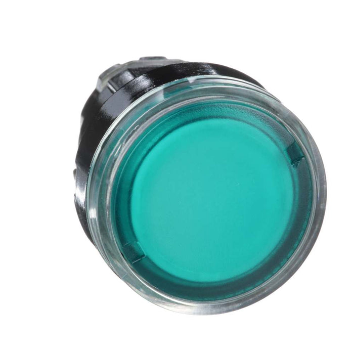 XB4 Pbutton Head Ill 22mm Green Plain Lens for BA9s Spr Ret