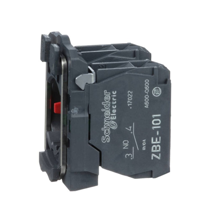 XB5 Contact Block Sgl W/Body/Collar Screw Clamp Term 1NO/1NC