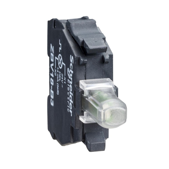 Light Block LED 24V White Flashing