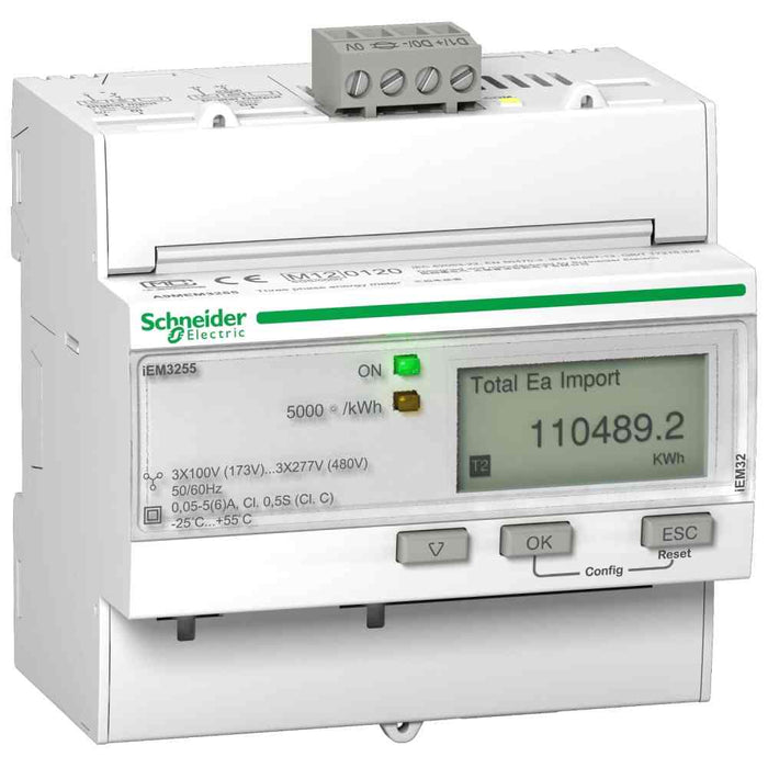 Energy Meter iEM3255 CT Modbus Digital Multitariff MID