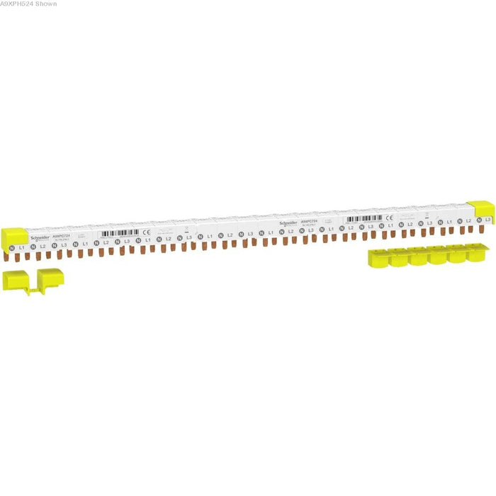 Comb Busbar 3L + N Balanced 100A 24 Module Balanced