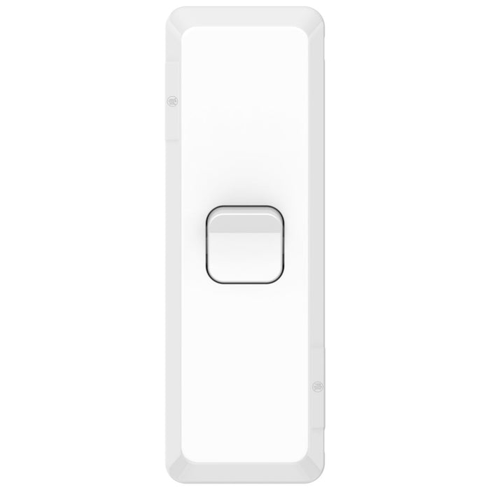 Pro Series Architrave Switch Single 16AX White