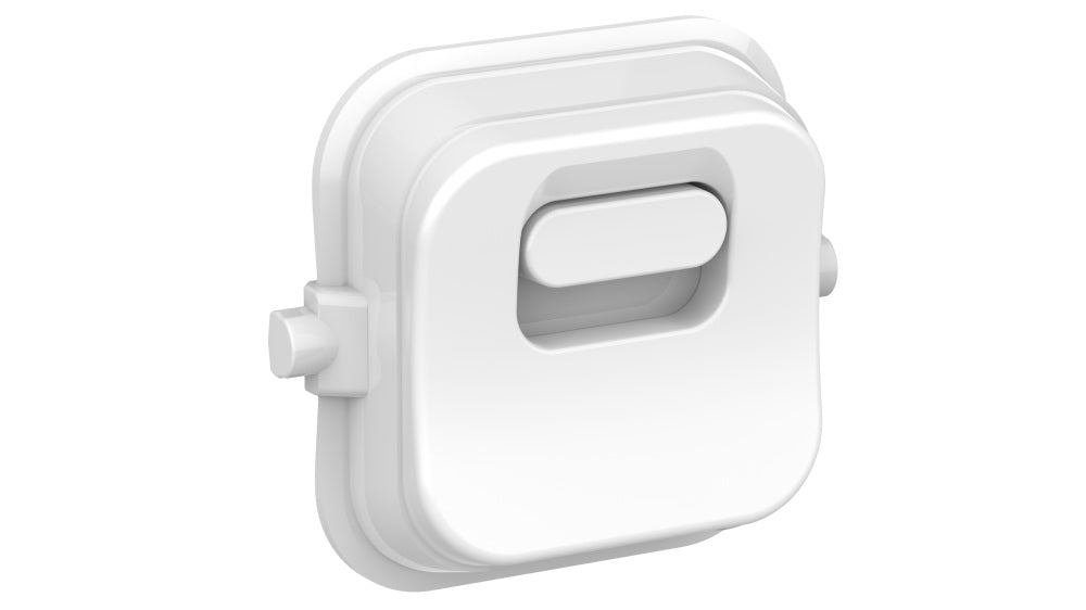 Pro Series Dolly Rocker Latching Blank Pk5 White