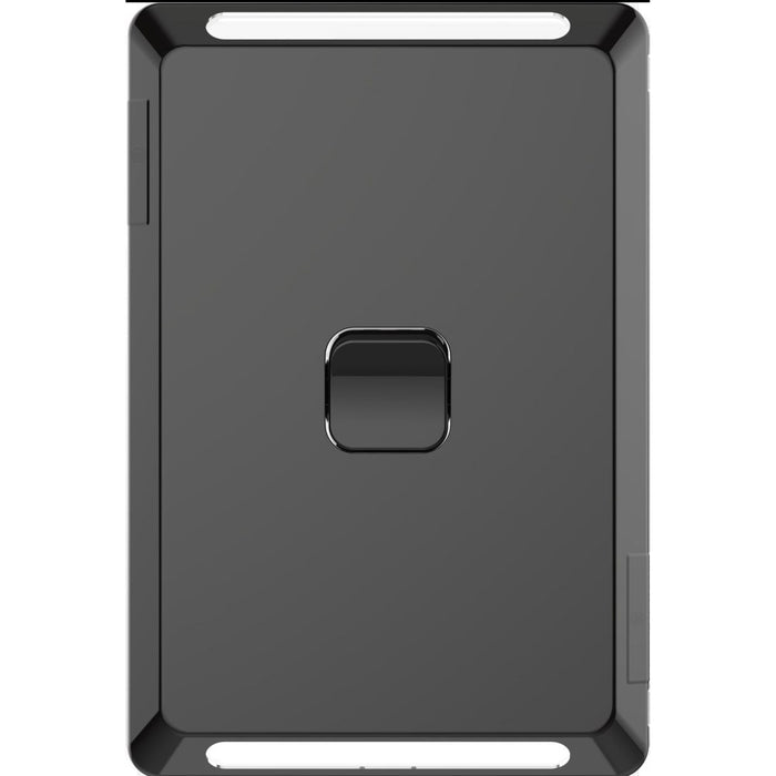 Pro Series Cover Plate Single V/H Black