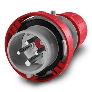 Plug Phase Rev 16A 3PE 4Pin 415V Red IP67