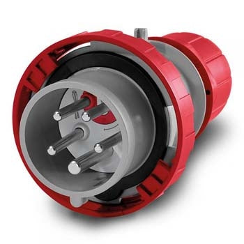 Plug Phase Rev 32A 3PNE 5Pin 415V Red IP67