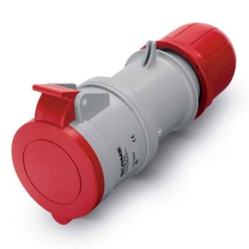 Connector 16A 3PNE 5Pin 415V Red IP44