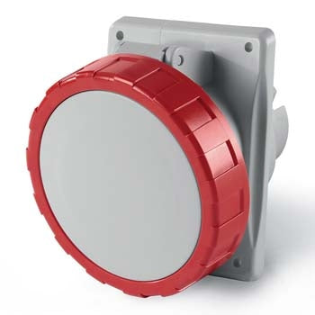 Socket Outlet 16A 3PE 4Pin 415V Red IP67