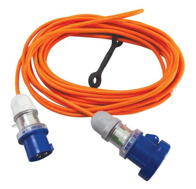 Caravan Supply Lead 10m with Dog Bone