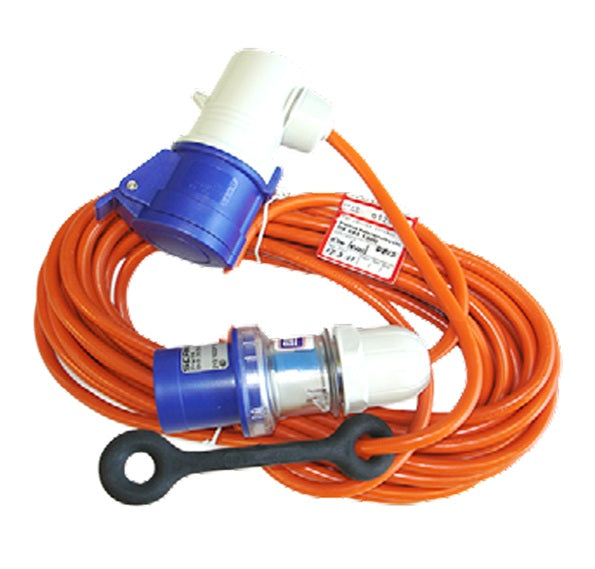 Caravan Supply Lead 10m Angled Connector