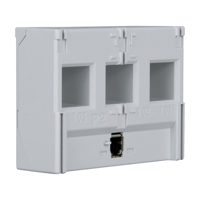 P44-QCT 3Ph Block 63-250A CT 21 X 21mm Holes 35mm Ctr