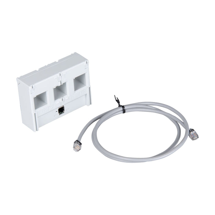 P44-QCT 3Ph Block 63-250A CT 21 X 21mm Holes 35mm Ctr 1m cbl