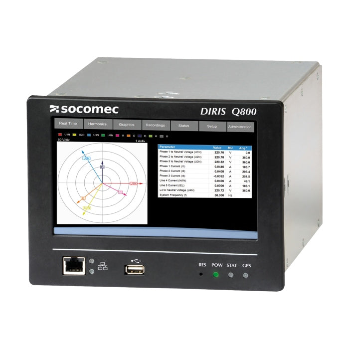 Digiware Q-800 Adv Power Quality Analyser RS485 Ethernet USB