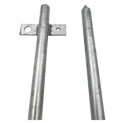 Earth Rod 16mm 2m Tag 2-Hole Galvanised with HD12 Tag