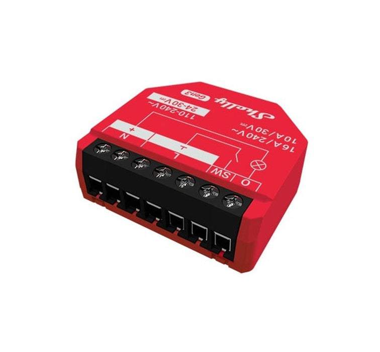 WiFi Relay/Switch 1Ch 16A Power Monitor 110-230V 12/24-48VDC