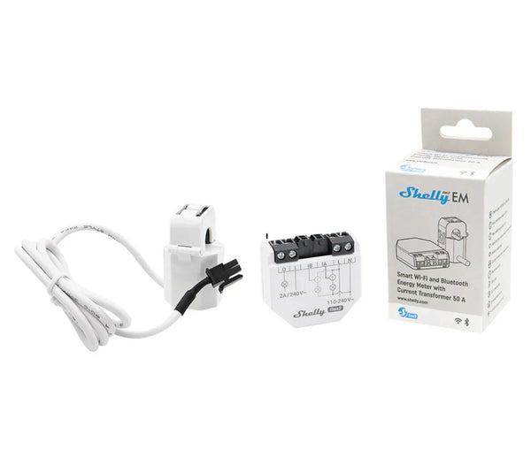 WiFi Energy Meter 50A CT & Contactor Control 110-230VAC