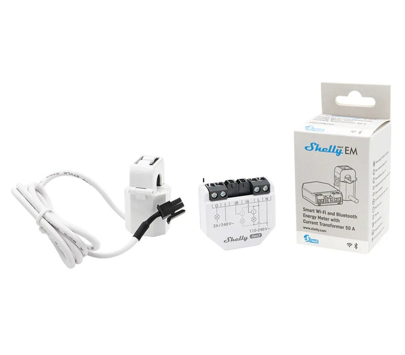 WiFi Energy Meter 50A CT & Contactor Control 110-230VAC
