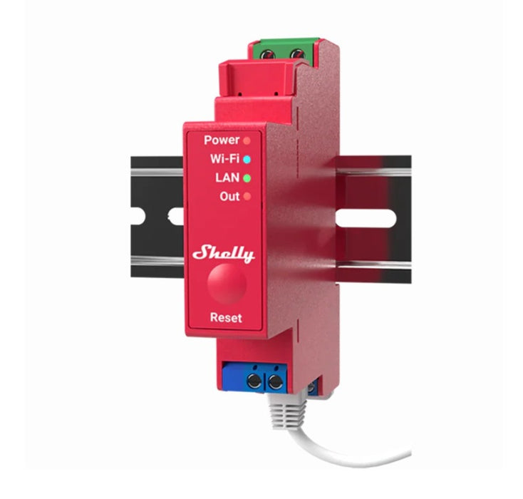 Pro WiFi Relay/Switch 1Ch 16A Power Monitor 230V