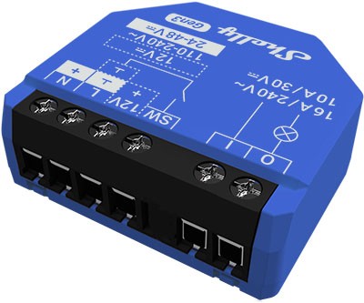 WiFi Relay/Switch 1 Channel 16A 110-230VAC 12/24-48VDC