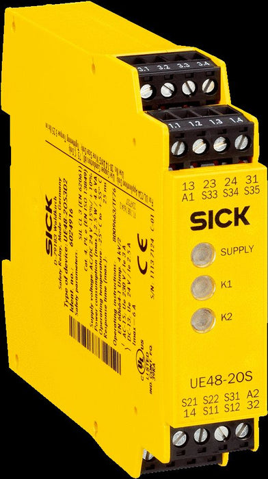 UE48-20S3D2 Safety Relay Dual Channel E Stop 24VDC