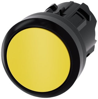 Pushbutton Head Round Yellow 22mm 3SU1000-0AB30-0AA0