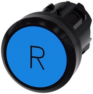 Pushbutton Head Round Blue (R) 22mm 3SU1000-0AB50-0AR0