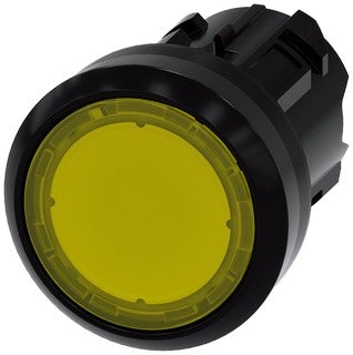 Ill Pushbutton Head Round Yellow 22mm 3SU1001-0AB30-0AA0