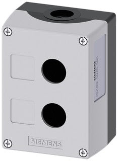Pbutton Encl 2Hole Grey 3SU1802-0AA00-0AB1