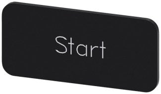 Legend Start 12.5x27mm White/Black 3SU1900-0AC16-0DT0