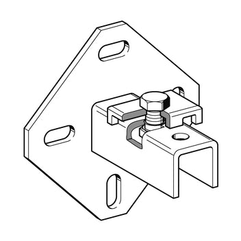 Pressix CC 41 End Support 41 x 41 Zinc