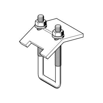 Pressix CC 41 U-Holder 41 x 41 Channel Zinc
