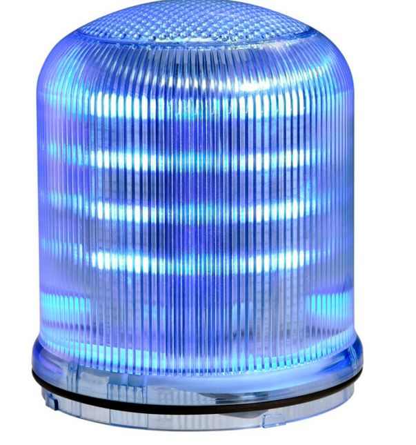 M-Line Rotating Beacon Blue M/Func 12/24V AC/DC