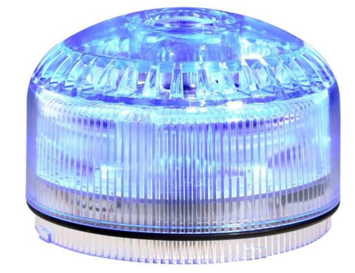 M-Line LED Beacon / Sounder Blue 12/24V AC/DC