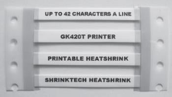 Heatshrink Marker IDST1/4.9 Computerised ID Tag Wh(Pkt 250)