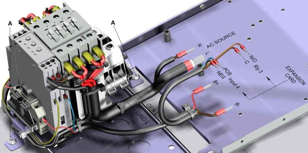 Grid Fail Gen Backup module suitable for 24V or 48V systems