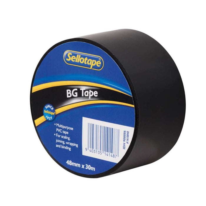 BG Tape 48mm Black 30m