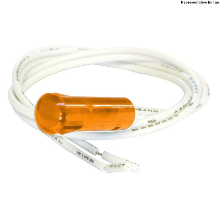 Neon Indicator 12mm Amber with Tail
