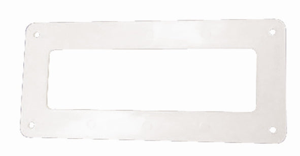 Flat Channel 110 x 54 Wall Plate Rectangular 41150